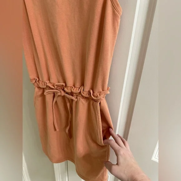 Fate peach terry mini dress - Picture 2 of 6